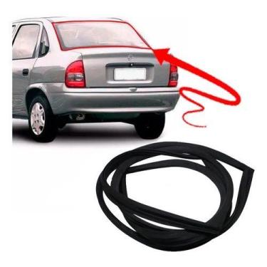 Imagem de Borracha Vidro Traseiro Vigia Corsa Classic  Todos Os Anos - DJ BORRAC