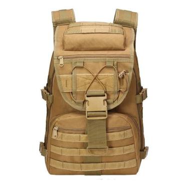 Imagem de Mochila Militar Tática Impermeável 50 Litros Grande Reforçada com Band