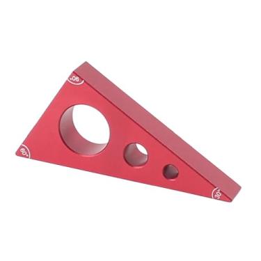Imagem de Bothyi Régua de ângulo triangular para marcenaria, de ângulo, 30/60/90 graus, pequeno, de medição portátil para engenheiros