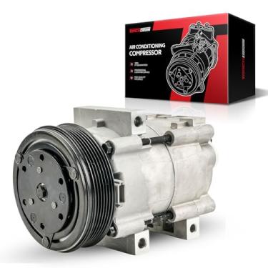 Imagem de Torchbeam Compressor de ar condicionado automotivo 58172 compatível com Ranger 2002-2008 3.0L, B3000 2002-2007, B2300 2006, substitui 58172, 0610075, 638718, 6512629, 65114499, 1F20 61450, 1F2061450A