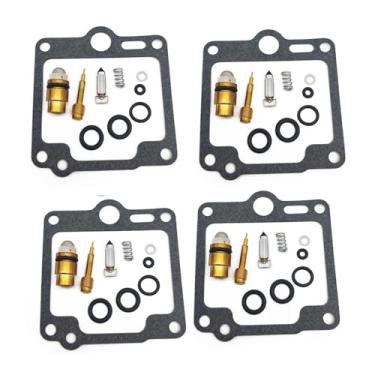 Imagem de Kit de reparo de carburador parafuso de ar de assento de agulha flutuante para Yamaha XJ600H 3KM XJ 600N 3KN 51J XJ 600 XJ600 H N 600H 600N