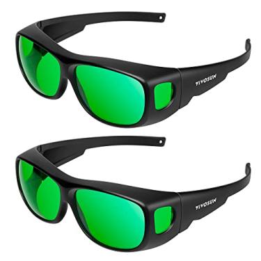 Imagem de VIVOSUN Pacote com 2 copos de LED para sala de cultivo com estojo para óculos