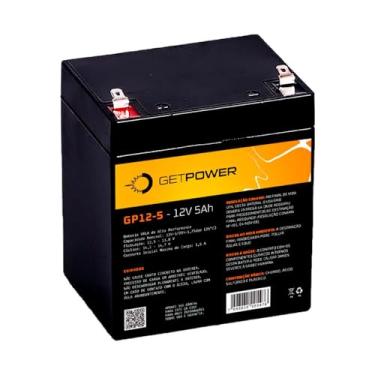 Imagem de BATERIA SELADA 12V 5Ah GETPOWER GP12-5
