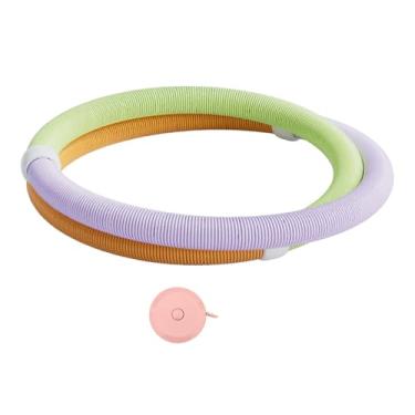 Imagem de Aymzbd Arco de fitness dobrável, anel de exercícios, círculo macio com mola, arco de abdômen com peso para pilates, Verde com 1.2kg