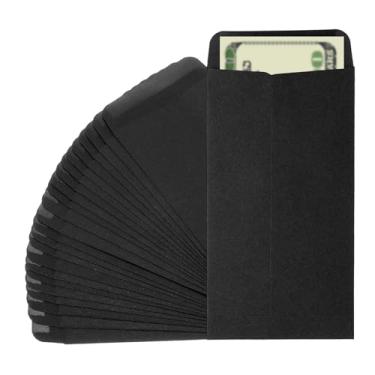 Imagem de PATIKIL Envelope para dinheiro, pacote com 25 envelopes de dinheiro de 16,5 cm x 8,9 cm, sacos para dinheiro, orçamento, economia, desafio, carta para presente, moedas, cheques, bilhetes, joias