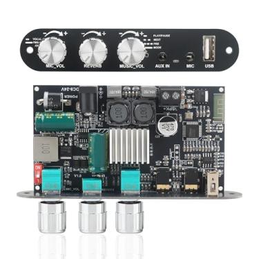 Imagem de Placa amplificador mono ZK-1001UM com TWS, saída de energia de 100 W, suporta entrada de microfone, entrada de tensão ampla do amplificador de veículo 9-24V, modo USB/AUX/Bluetooth