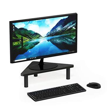 Imagem de Furinno Suporte para monitor de canto Turn-n-Tube, Expresso/Preto