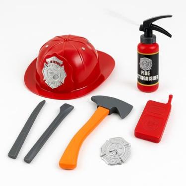 Imagem de Brinquedo Maleta Kit Bombeiro Resgate Acessórios Infantil