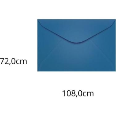 Imagem de Envelope Visita Colorido 72X108 AZ. Royal Grecia 80G - SCRITY