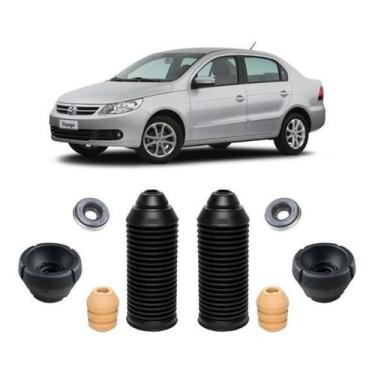 Imagem de 2 Kit Coxim Rolamento Batente Dianteiro Voyage 2016 2017 18 - Qualykit