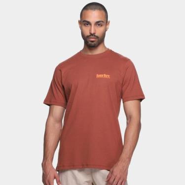 Imagem de Camiseta Hurley Puff Masculina, Marrom, P