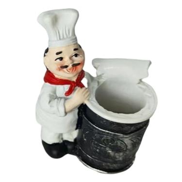Imagem de Generic Suporte de Chef, Recipiente, Peça Central, Lindo Expositor, Organizador Decorativo para Dormitório, Café, Restaurante, Presente, Preto