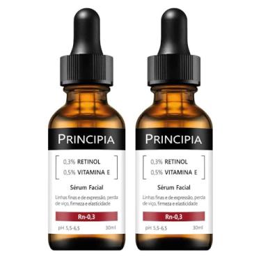 Imagem de PRINCIPIA, Kit Duplo Sérum Principia Retinol 0,3% + Vitamina E - Rn-0,3 Skincare