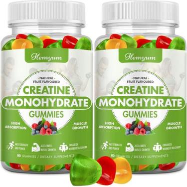 Imagem de Gomas de creatina monohidratada Hemyum 5g com L-Taurina + B12 160ct