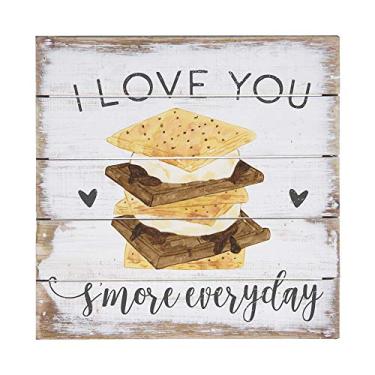 Imagem de Simply Said, INC Perfect Pallets Petites - I Love You S'More Every Day, Placa de madeira de 15,24 cm x 15,24 cm PET1814