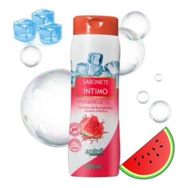 Imagem de Sabonete Feminino Íntimo Melancia Ice Anti Odor Higiênico - Apinil Cos