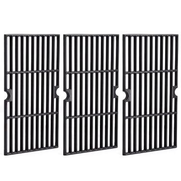 Imagem de Grelhas de grelha para queimador Charbroil Advantage 4 463343015 463344015 463344116, Advantage 2 peças de carvão 463340516 Grelha a gás, G467-0002-W1 Grelhas de ferro fundido para Tru Infrared
