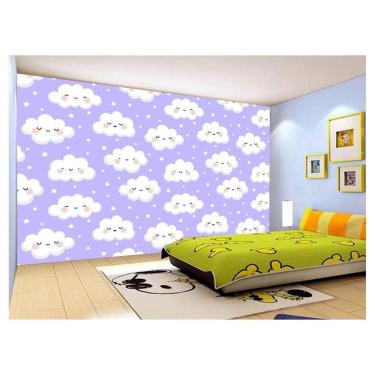Imagem de Papel De Parede 3D Infantil Nuvens Babê Baby 3,5M Azs313