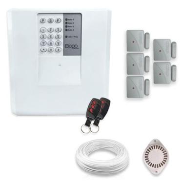 Imagem de Kit Alarme Residencial Bopo 5 Sensores Magnéticos Sem Fio - Bopo Eletr