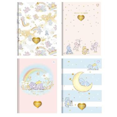 Imagem de Caderno Colegial Costurado 10x1 - 160 Folhas - Ursinhos Carinhosos - A