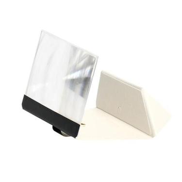 Imagem de Lupa de vidro ampliada da tela 3d Hd que dobra o suporte portátil para