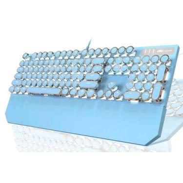 Imagem de Teclado mecânico para jogos Camiysn Typewriter Style Blue Switch