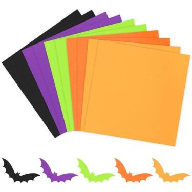 Imagem de Papel cartolina AnyDesign Halloween 12 x 12 polegadas 180 g/m2 50 folh
