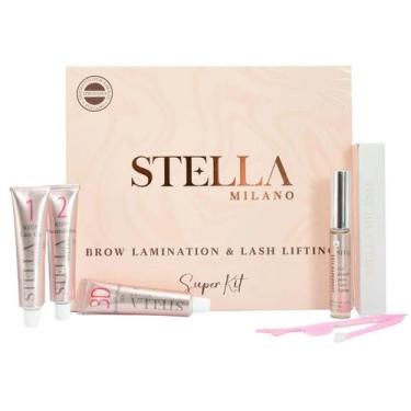 Imagem de Super Kit Brow Lamination e Lash Lifting Stella Milano - Resultados Pr