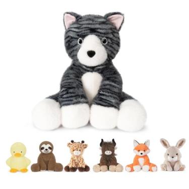 Imagem de Niuniu Daddy Gato de Peluche con Peso 14" 1.5kg