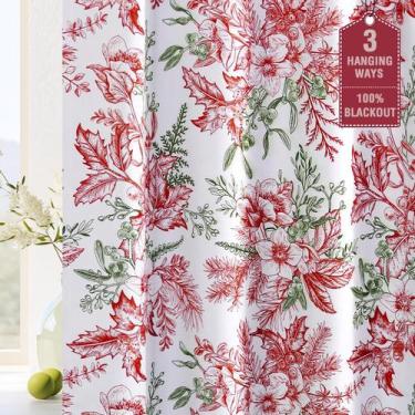 Imagem de Cortina H.VERSAILTEX Vintage Floral 132x160 cm 100% Blackout