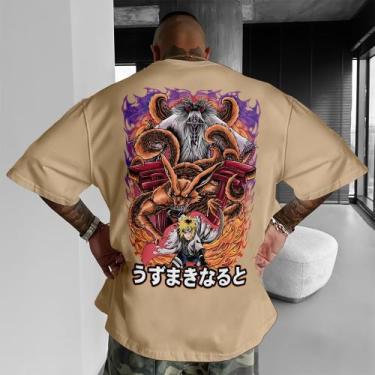Imagem de Camiseta Camisa Naruto Kyuubi Shippuden Kurama Oversized Treino Gola R