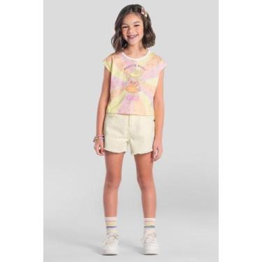 Imagem de Blusa infantil menina colorida sweet goods Brandili, Natural, 10