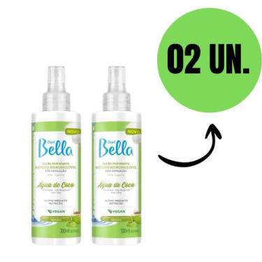 Imagem de Kit Loção Hidratante Depil Bella Água de Coco 300ml C/2UN