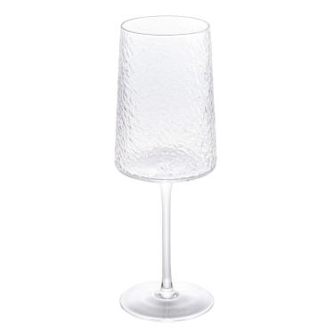 Imagem de Conjunto De Taças De Cristal Martelado Para Vinho 6 Peças 600 Ml Petra Lyor