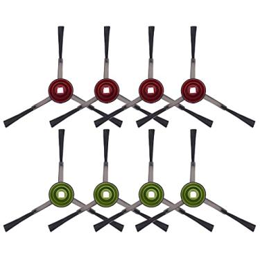 Imagem de neutop Escova lateral compatível com Ecovacs Deebot OZMO 920, 950, T8 AIVI, T9+, N8 Pro, X1, T10 Omni, T10 Plus, N10 Plus, T20 Omni, Robot Vacuums, pacote com 8