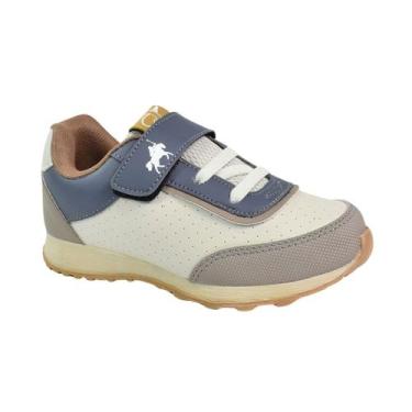 Imagem de Tênis Infantil Jet Kids Meninos Street Bege, 33