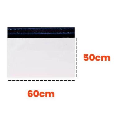 Imagem de Saco Plástico Com Lacre Para Envio 60X50 Kit 20 - Super Embalagem