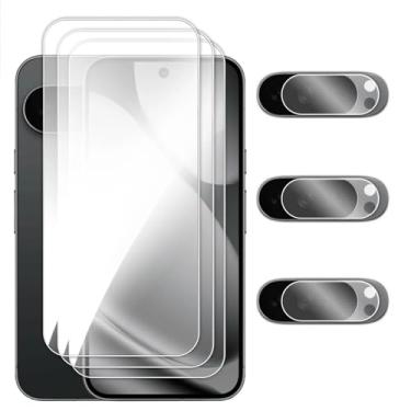 Imagem de Para Google Pixel 10 Pro XL, vidro com cola cheia de cola, protetor de tela transparente, filme de vidro temperado