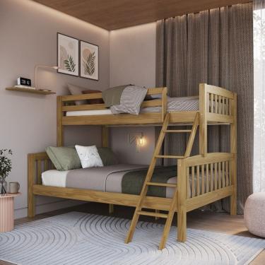 Imagem de Beliche Solteiro 100% Madeira Maciça de Pinus