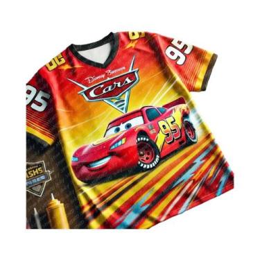 Imagem de Camiseta De Futebol McQueen Da Disney Para Crianças, Camiseta Casual D
