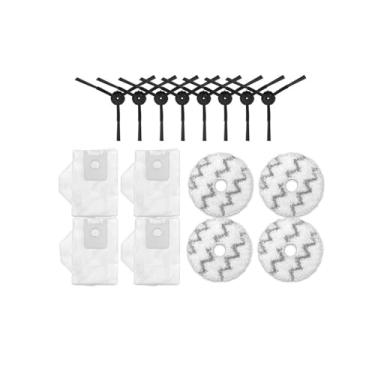 Imagem de Compatible With Xiaomi Roidmi EVA Self-Cleaning Emptying Robot SDJ06RM Vacuum Cleaner Part Main Side Brush Hepa Filter Mop Cloth Replacement(Set-15)
