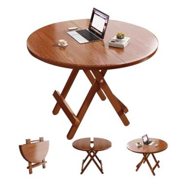 Imagem de Mesa de jantar multifunções, mesa de jantar extensível versátil, mesa de acampamento dobrável portátil, mesa de escritório de estudo dobrável para espaços pequenos (70 cm/27,5 pol.)
