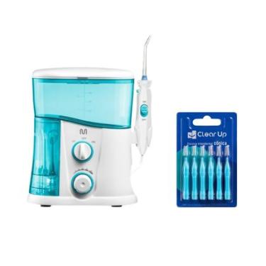 Imagem de Kit Irrigador Oral Clearpik Professional 1000ml + 6 Escovas Interdental Cônica - HC038K HC038K