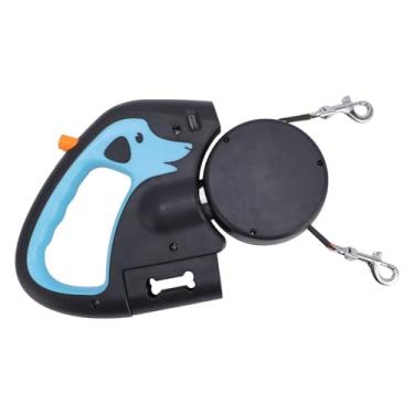 Imagem de Jiawu Trela ​​retrátil Extensível para Animais de Estimação Com Design Leve para Entusiastas de Passeios de Cães Em Parques (Azul claro)