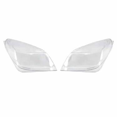 Imagem de Capa de lente do farol dianteiro do carro compatível com opel astra h 2004 2005 2006 2007-2010 transparente tampa de vidro abajur transparente(1 Pair)