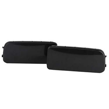 Imagem de Vroomoto Embelezador de luz anti-nevoeiro dianteiro ABS preto, feito de plástico ABS de, leve e extremamente durável, melhora a aparência (um par 51118122450)