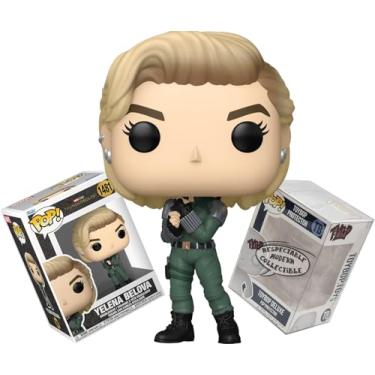 Imagem de Funko Thunderbolts - Yelena Belova in Tactical Suit + ToyBop Protector: Pop! Marvel Movies MCU Vinyl Figure (Bundled with Pro-Deluxe Pop Protector Collector Case Box Gift Set)
