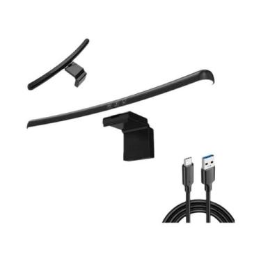 Imagem de Barra De Luz LED RGB Para Monitor 18cm-60cm, Luminária Noturna Com Rit