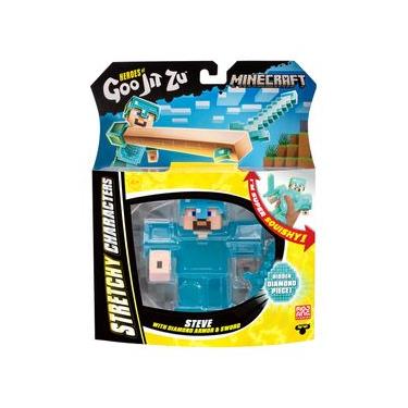 Imagem de Boneco Elástico Steve de 12cm - Goo Jit Zu Minecraft