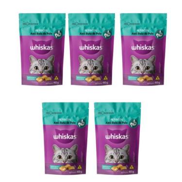 Imagem de Petisco Whiskas Temptations Anti Bola de Pelo para Gatos Adultos 40g Q